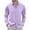 AB02_Light Purple, variant on Resicozy Men's Long Sleeve Button Down Shirts Casual Fashion Dress Shirt Beach Wedding Solid Color Shirts Light Purple 2XL