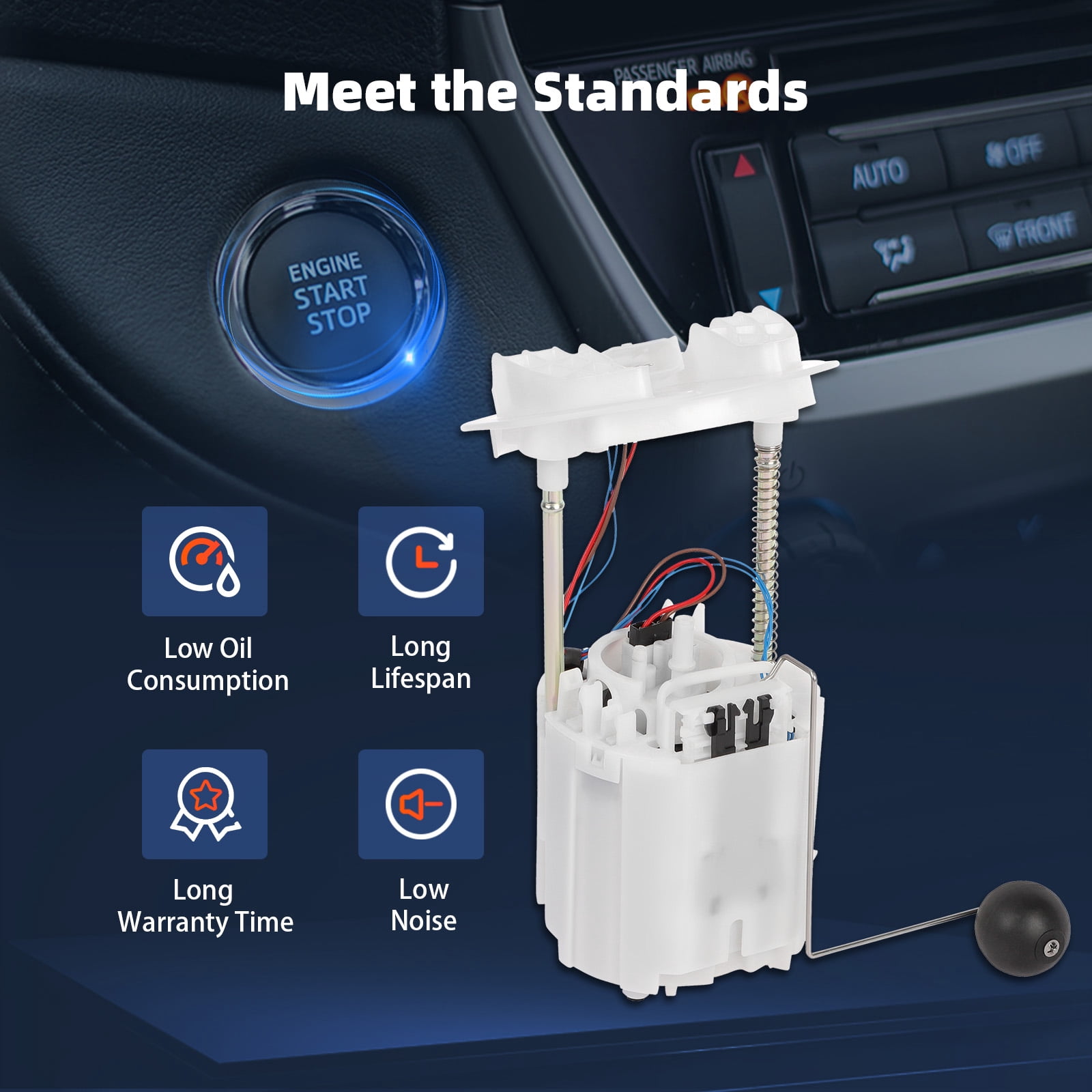 ECCPP Electric Fuel Pump Module Assembly w/Sending Unit Replacement for Dodge Magnum Charger Challenge for Chrysler 300 V6 2.7L 3.5L V8-5.7L E7241M Fits select: 2005-2006 CHRYSLER 300C TOURING