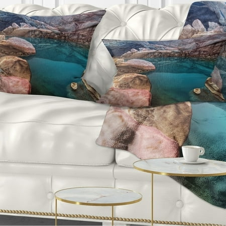 Design Art Designart Beautiful Turquoise Melt Pool Landscape