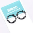 thumbnail image 4 of A Pair of Implant Grade Titanium Blackline Basic Huggie Hoop Earring, 4 of 4