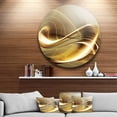 thumbnail image 1 of Designart - Elegant Sofa' Disc Large Abstract Circle Metal Wall Art, 1 of 4