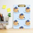 thumbnail image 2 of FORMRS Acrylic Clipboard with Low Profile Clip Standard A4 Letter Size, 12.5" x 9", Blueberry Pancake Pattern, 2 of 8