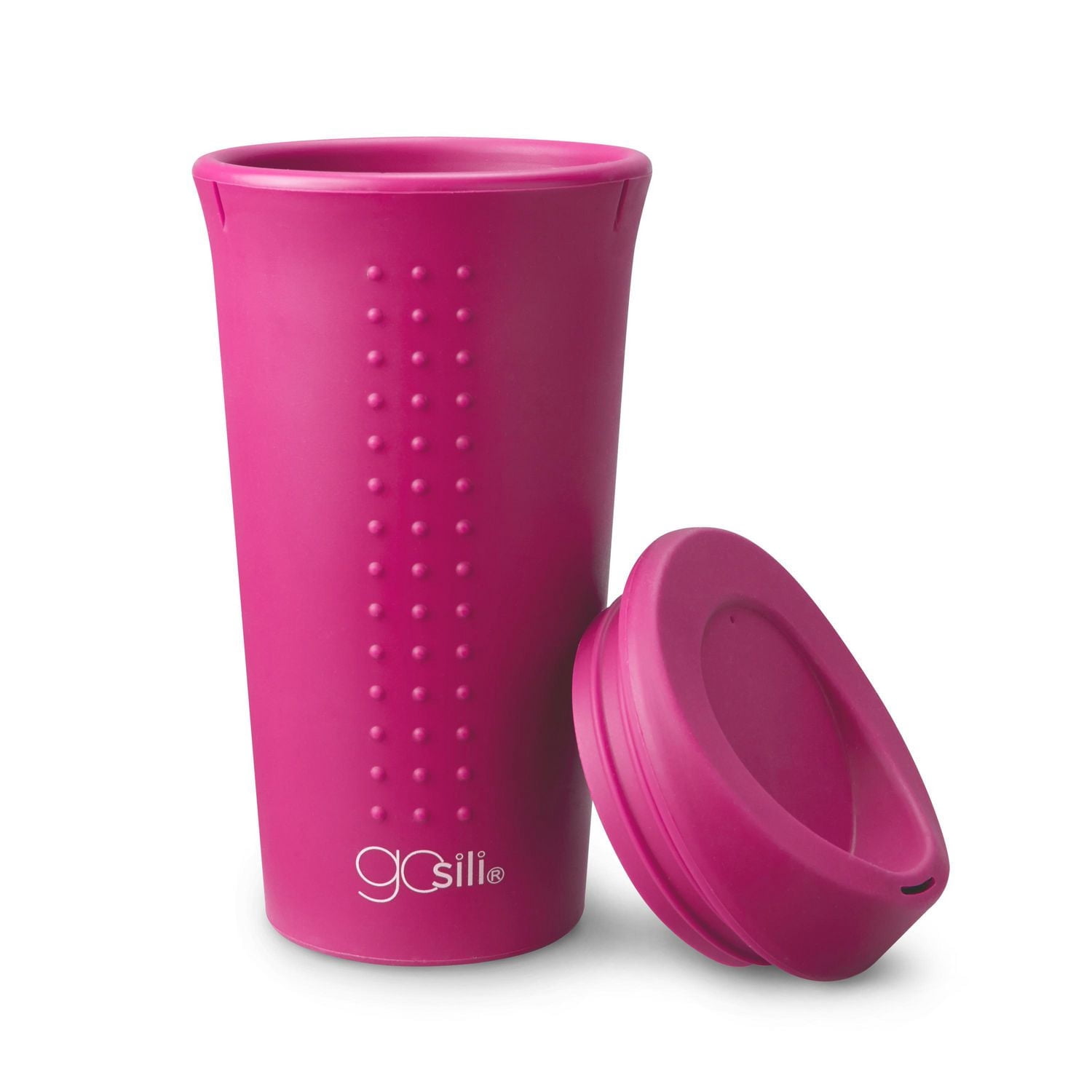 GoSili To-Go Tasse, 16oz. Rose vif