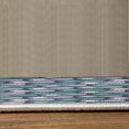 thumbnail image 3 of Pineapple Turkish Area Rug, Summer Island Tropic Fruit Pattern Stamped Minimal Backdrop Pop Art, Soft Carpet for Living Room Decor with Distressed Look, 4' X 5.7', Seafoam Ivory, by Ambesonne, 3 of 4