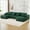 Green, variant on OUTGOODS 108" L-Shape Cloud Sectional, Modular Corduroy Sofa, Left-Facing, Gray