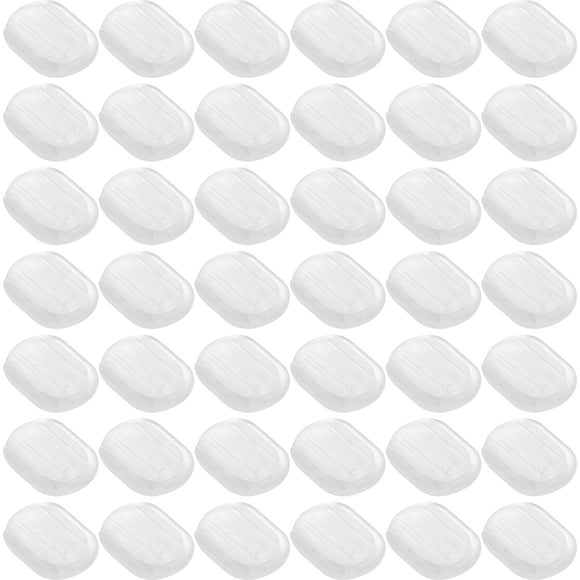 BESTYASH 40Ud Piezas De Cojines Transparentes Para Clip De Pendientes Fácil Instalación