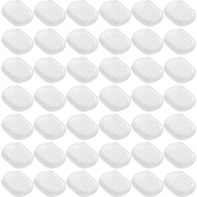 BESTYASH 40Ud Piezas De Cojines Transparentes Para Clip De Pendientes Fácil Instalación