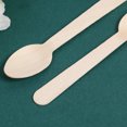 thumbnail image 2 of Cuchara de madera desechable, tenedor, vajilla, pastel grande, postre, cuchillo, tenedor, cuchara para helado ER, 2 of 4