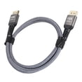 thumbnail image 1 of DisplayPort 2.1 Cable, 16K 30Hz Ergonomic 1m Length DisplayPort Male To Male Cable Reduce Interference Gold Plated Connector  for Displays, 1 of 8