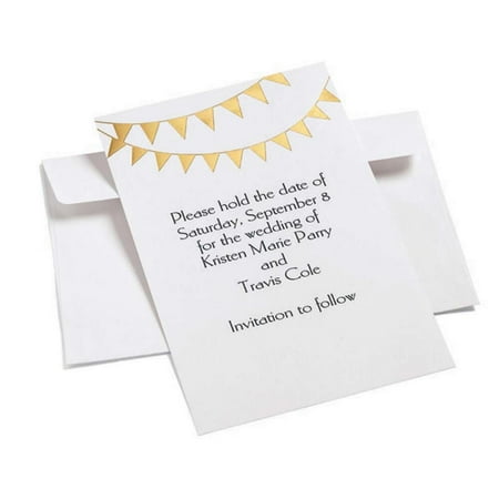 Wilton Gold Garland Invitation Kitt