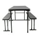 thumbnail image 2 of Mesa de Jardin Bossa Campamento o Picnic 2 Bancas, 2 of 5