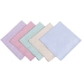 thumbnail image 4 of 5Pieces Traditional Handkerchiefs Towel Long Last Color Excellent Absorbency and Durability Towel Easy To Carry, 4 of 9