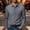 Dark Gray, variant on Faux Cotton Linen Polo Shirt for Men with Pocket Long Sleeve Blue Shirts Collared Pullover Classic Fit Casual Men Shirts