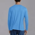 thumbnail image 5 of HAiming Mens Sports Shirt Long Sleeve Crewneck Lightweight Breathable Tee Running Athletic Workout Tops, 5 of 8