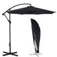 thumbnail image 2 of TGHTBA-Patio Cantilever Offset Umbrella Cover for 9ft to 13ft Cantilever Parasol Outdoor Market Umbrellas with Zipper and Water Resistant Protector - Black, 2 of 4