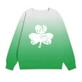 thumbnail image 2 of St.Patrick's Day Agkizg Toddler Baby Girls Summer Tops, Long Sleeve T-shirt for Kids, Toddler Girls Casual Pullover Blouse Tee Children Green Printing Crewneck T Shirts, Sizes 5-6 Years, 2 of 5
