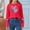 Red, variant on Girls Graphic Tee Long Sleeve, Green Sparkle Heart Shirt for Kids Kids Tween, Soft Stretchy Play & Casual Top, Sizes 2T-14,Size 9-10 T