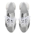 thumbnail image 5 of Vinatge Geometric Abstract Art Black Gray Walking Shoes for Men Woman Lightweight Tennis Fashion Elastic Sports Shoes Cushion Basketball Shoes, 5 of 7
