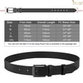 thumbnail image 2 of JASGOOD Black Leather Belt for Women Jeans Pants Dresses Ladies Waist Belt with Pin Buckle, 2 of 7