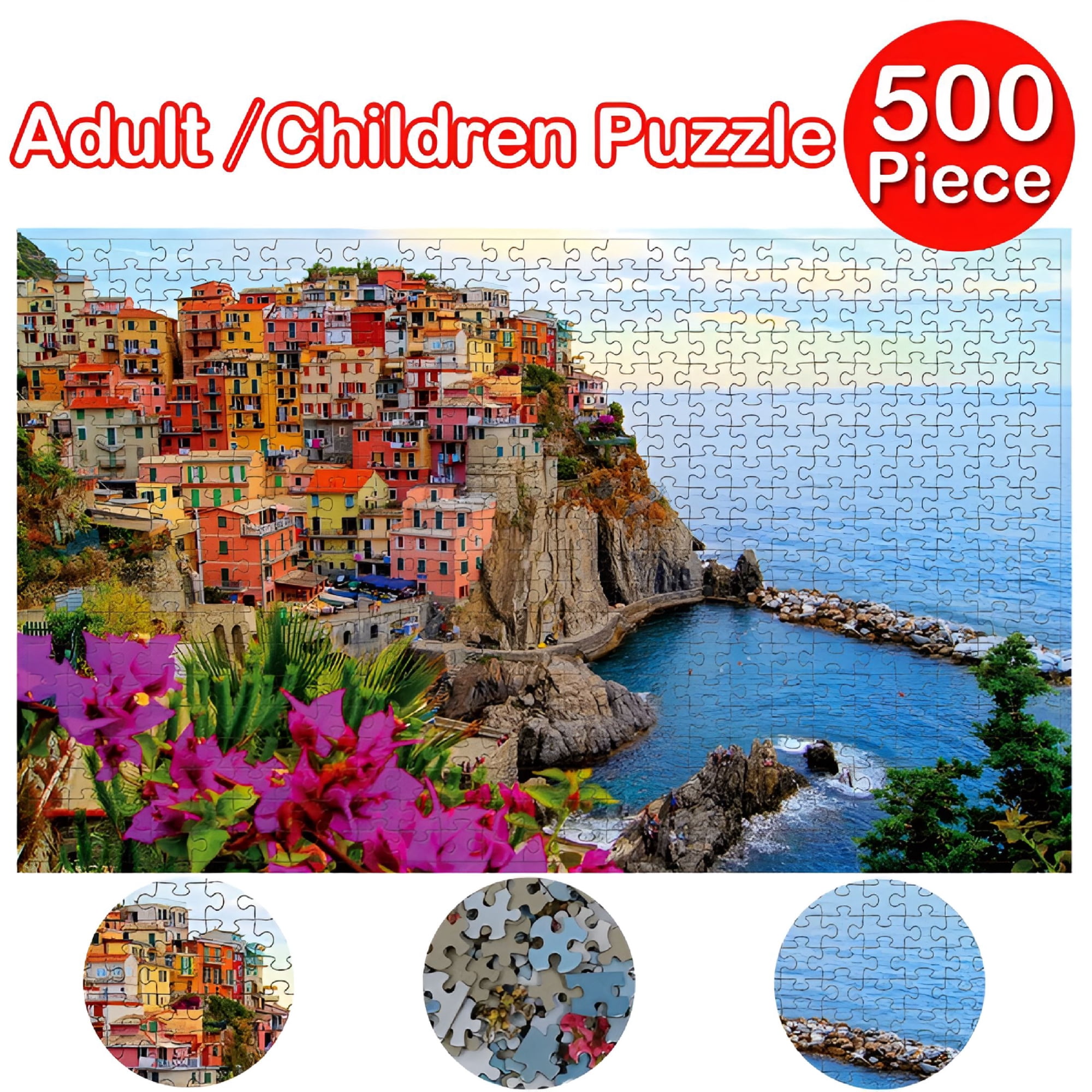 BESTSKY Puzzles 500 Piece Large Puzzle Game Interesting Toys Personalized Gift