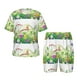thumbnail image 1 of Fotbe Plants and Insects Pijama Estampada de 2 Piezas para Niños – Ropa de Dormir de Manga Corta Cómoda para Niños y Niñas, Camiseta y Shorts de Algodón-X-Large, 1 of 6