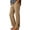 #04 Khaki 【Mix & Match: Stock Up on Your Favorite Colors】, variant on Women's Cotton Blend Elastic High Waist Straight Leg Cropped Pants, Side Button Split Hem Casual Trousers with Pockets, Tummy Control Drawstring Front, Flattering Fit | TruBelle,Green 2XL