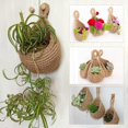 thumbnail image 6 of Sunjoy Tech Hanging Wall Vegetable Fruit Baskets,Jute Eco Teardrop Hanging Basket, Bohemian Handwoven Wall Mount Fruits Or Flowers Basket For Home Kitchen, 1PC, 6 of 9