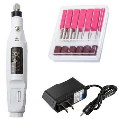 Electric Drill Nail File Acrylic Art File Manicure Pedicure Portable