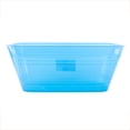 thumbnail image 3 of Mainstays Plastic 20in Blue Plastic Rectangular Beverage Tub, 3 of 6
