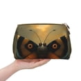 thumbnail image 5 of Bingfone Majestic Butterfly Sunset Print Leather Makeup Bag, Portable Hand-held Zipper Female Cosmetic Bag Toiletry Bag, Suitable for Home and Travel, 5 of 6