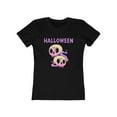 thumbnail image 2 of Skulls Halloween Shirts for Women Purple Skull Shirt Womens Halloween Shirts Halloween Clothes for Women, 2 of 6