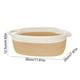 thumbnail image 3 of Woven Fabric Rope Storage Basket with Handle for Home Organization Shelf Closet Pantry Gift Basket 1-Pack, 3 of 7