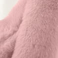 thumbnail image 4 of UTSJKR Women Winter Plush Scarf,Fur Scarf Neck Warmer,Womens Fur Collar Scarf,Furry Criss Cross Scarf Faux Rex Rabbit Hair Scarf Pink, 4 of 4