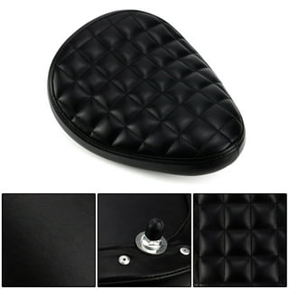 Black Driver Solo Seat Cushion Fit For Harley Sportster XL 883 XL