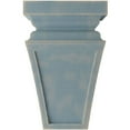 thumbnail image 3 of Ekena Millwork 5"W x 5 3/4"D x 10"H Medium Nevio Wood Vintage Decor Corbel, Driftwood Blue, 3 of 6