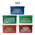 thumbnail image 2 of GBA video game cartridge, series console card,Ruby FireRed Sapphire Emerald LeafGreen,US version for GBA NDS, 2 of 5