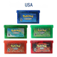 thumbnail image 2 of GBA video game cartridge, series console card,Ruby FireRed Sapphire Emerald LeafGreen,US version for GBA NDS, 2 of 5