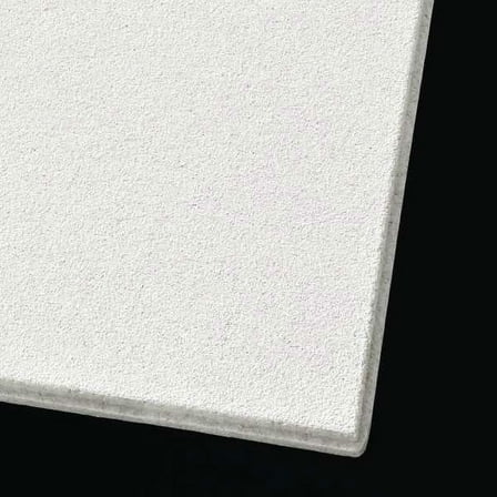 Mesa Ceiling Tile, 24 in W x 24 in L, Beveled Tegular, 9/16 in Grid Size, 12 PK