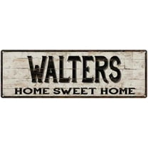 WALTERS Rustic Home Sweet Home Sign Gift 6x18 Metal Decor 206180084262