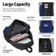thumbnail image 4 of Easygdp Navy Blue Mochila para Niños y Niñas con Set de Caja de Almuerzo y Estuche para Lápices 3 en 1, Mochila Escolar Estampada para Adolescentes, 4 of 7