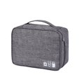 thumbnail image 1 of Cable Storage Bag Waterproof Digital Electronic Organizer Portable USB Data Line Charger Plug Storage Bag Travel Cable Organizer army green, 1 of 6