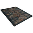 thumbnail image 3 of RUGSOTIC CARPETS MACHINE MADE HEATSET POLYPROPYLENE AREA RUGS - 6'7''x9', Rectangle, Blue, Classic Oriental Traditional , High Pile Machine Made Area Rugs for Living Room, Bed Room (M00053), 3 of 7