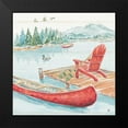 thumbnail image 2 of Brissonnet, Daphne 12x12 Black Modern Framed Museum Art Print Titled - Lake Moments IV, 2 of 5