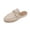 Khaki, variant on Women Minimalist Suede Mule Slides Comfortable Footwear For Daily Casual Outdoor Activities