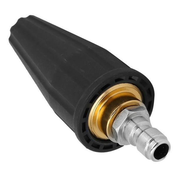 Boquilla Rociadora Turbo Para Lavadora de Alta Presión 3600Psi Para Lavadora de Alta Presión, Presión de Trabajo de Hasta 3600 PSI 105 x 40 mm, Diámetro del adaptador 7 mm,
