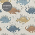 thumbnail image 4 of Cute Cartoon Dinosaur Pattern Shower Curtain, Art Pattern Design Polyester Waterproof Bath Curtains for Bathroom Decorations, 72 x 72 inches, 4 of 7