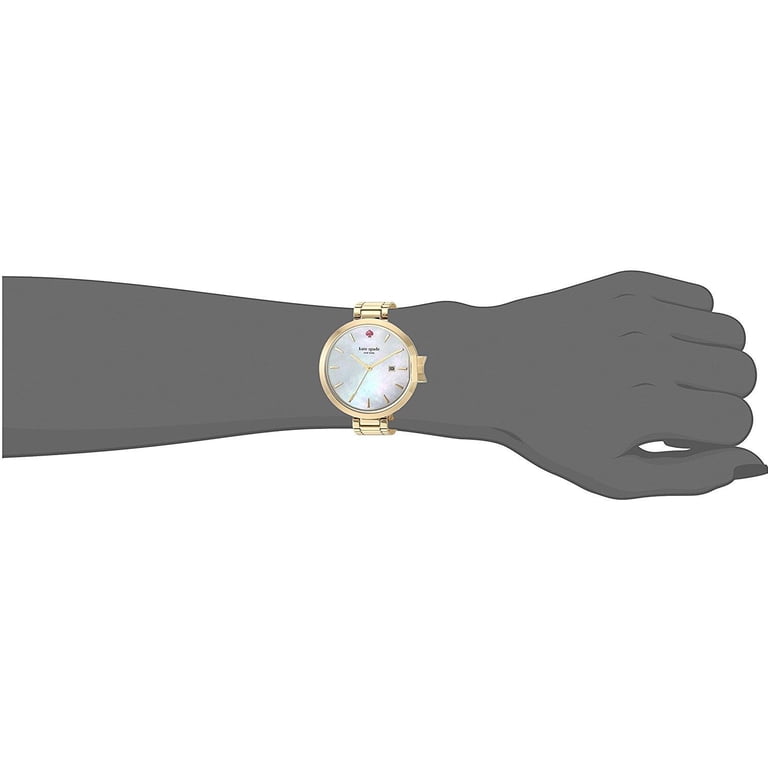 kate spade New York Women\'s Gold Tone with a MOP White Dial New Kate Spade New York Gramercy Dot Yellow Gold SS MOP  main image 4