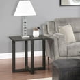 thumbnail image 5 of Moseberg Gray Oak Wood Coffee Table with Storage Stools and End Table Set, 5 of 5