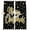 Black Gold, variant on Merry Christmas Red Blackout Curtains for Bedroom/Living Room, Pinch Pleated Black Out Curtains, Xmas Snowflakes Polka Dot New Year Room Darkening Window Drapes with Hooks 2 Panels, 59"x70"