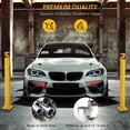 thumbnail image 3 of Safety Bollard, 6 Packs 36 Inch/42Inch/48Inch Height Bollard Post, 4.5 Inch Diameter, Yellow Safety Steel Bollard Post, with 24 Anchor Bolts, for Traffic Control, Driveway Barrier, Parking Pole, 3 of 9